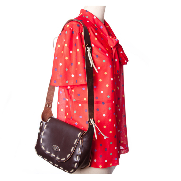 Mexico Brown Handmade Leather Bag - Picture 8 of 8